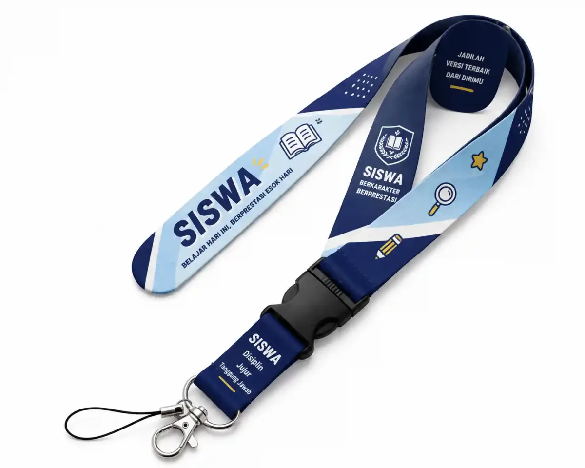 Lanyard Custom untuk Siswa