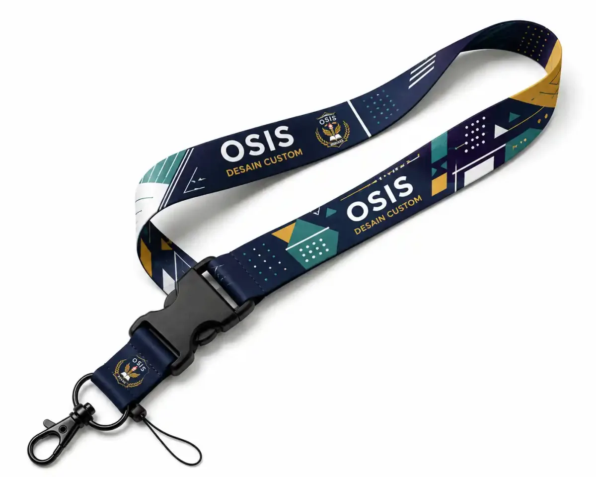 Lanyard OSIS dengan Desain Custom