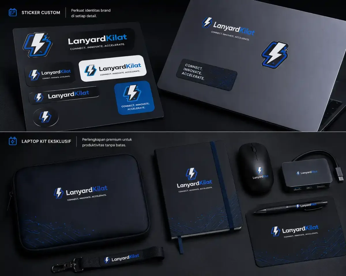 Sticker dan Laptop Kit