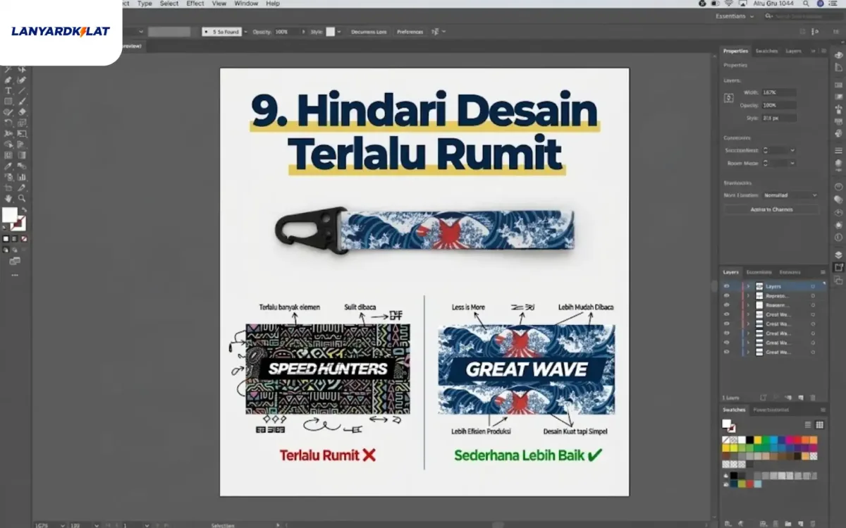 Hindari Desain Terlalu Rumit