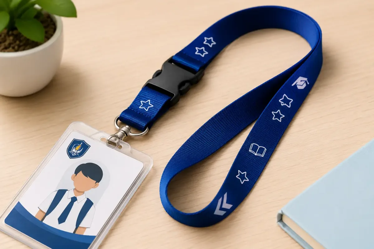 Tali Name Tag untuk Siswa