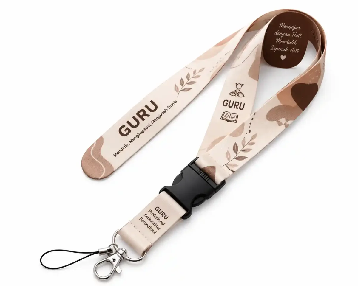 Lanyard Custom untuk Guru