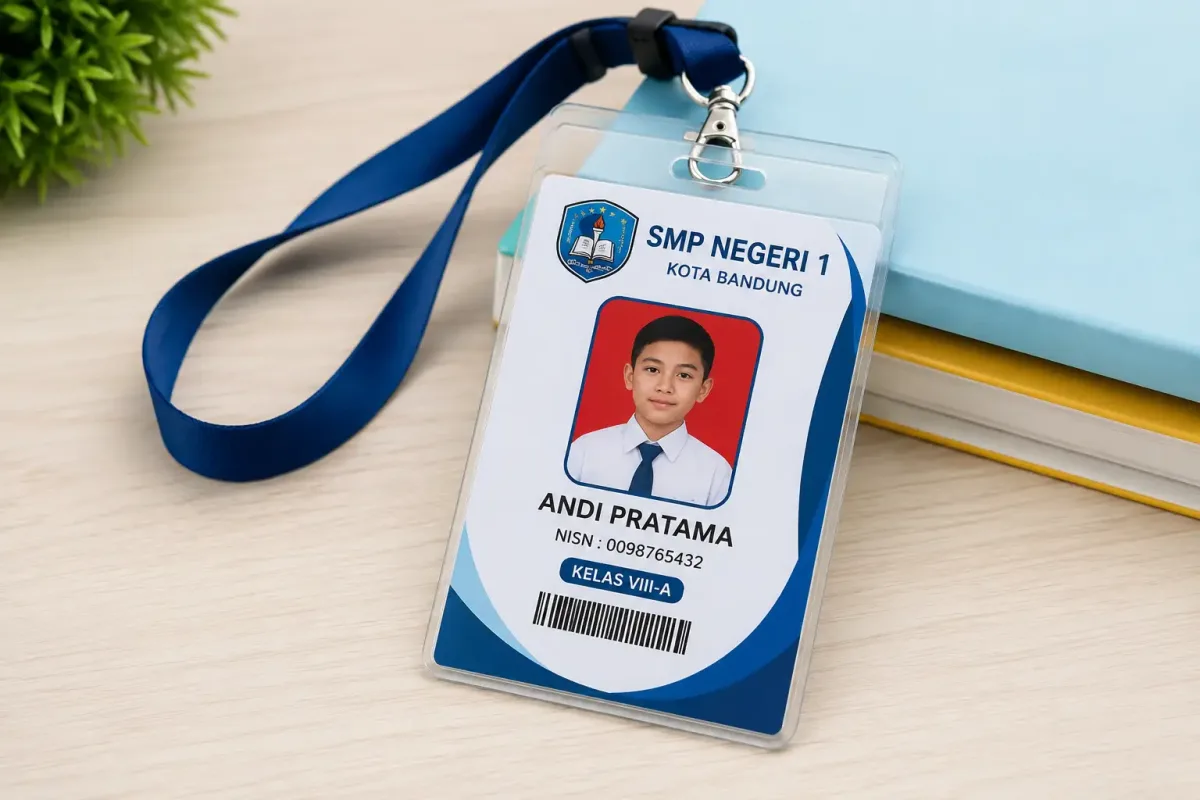 ID Card SMP untuk Identitas Siswa