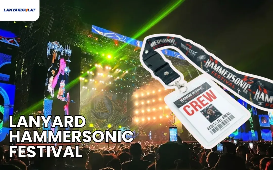 Cetak Lanyard Hammersonic Festival (Free Ongkir, Gratis Desain)