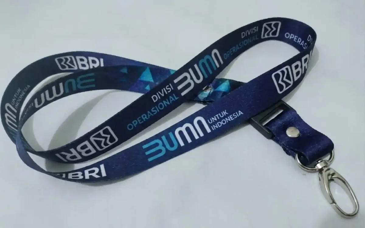 Desain Lanyard BUMN Custom Nama Divisi