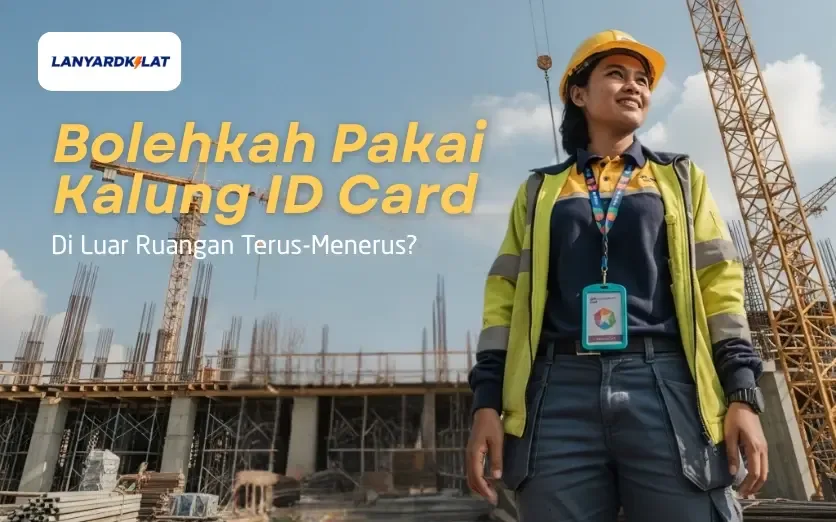 Bolehkah Pakai Kalung ID Card di Luar Ruangan Terus-Menerus?