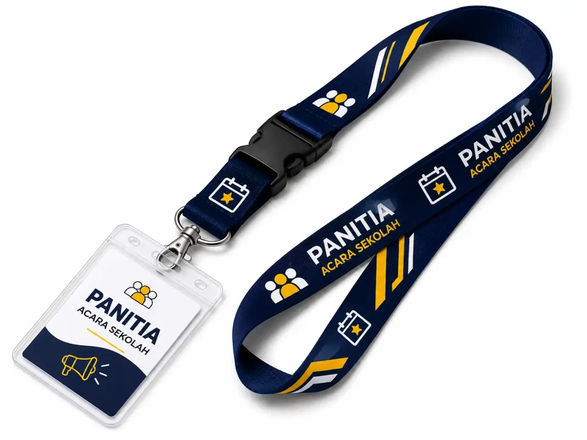 Tali Name Tag untuk Panitia Acara Sekolah