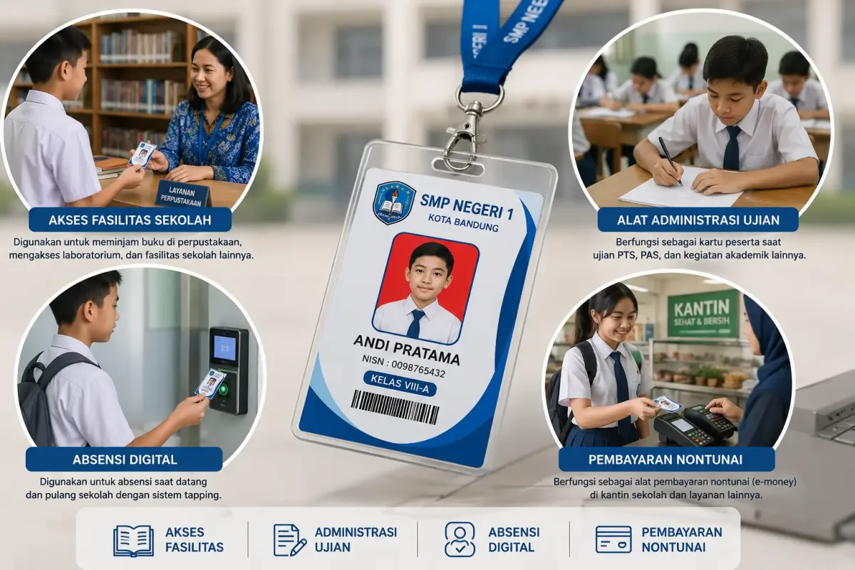 Fungsi ID Card SMP di Lingkungan Sekolah