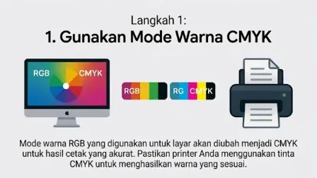 Gunakan Mode Warna CMYK