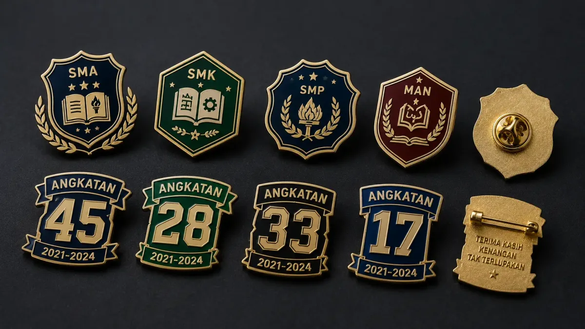 Pin dan Badge Angkatan
