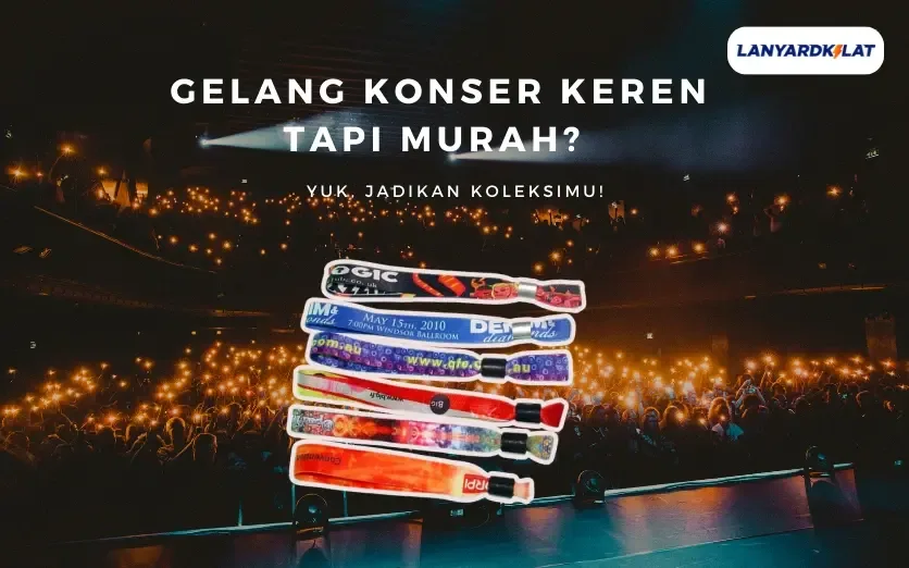 Gelang Konser Printing Tisu untuk Sistem Identifikasi Acara Besar
