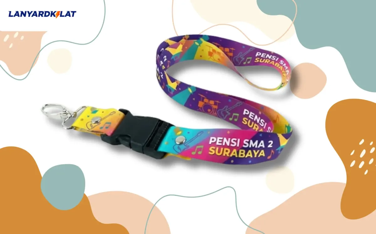 Desain Lanyard Custom untuk Event Sekolah