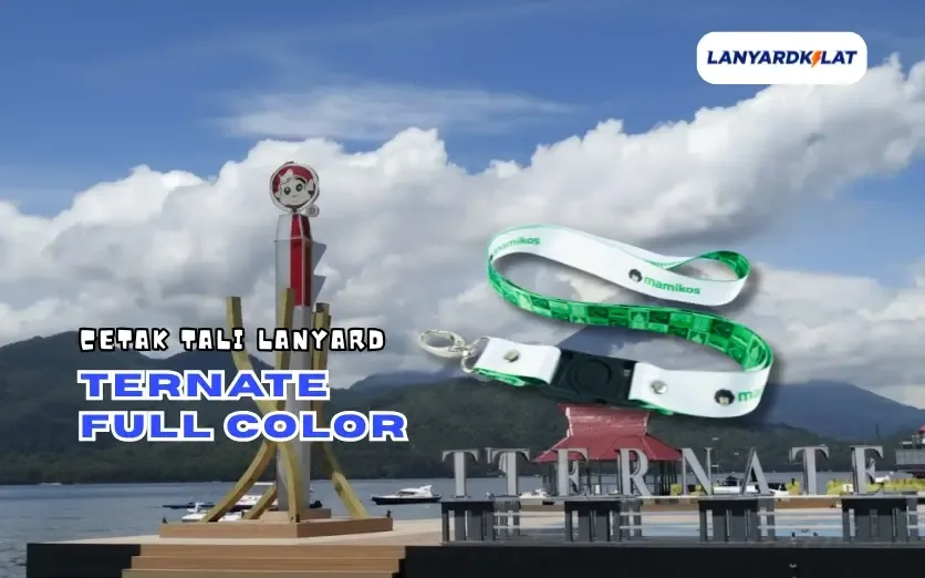 Lanyard Ternate, Cetak Full Color Bonus Free Desain