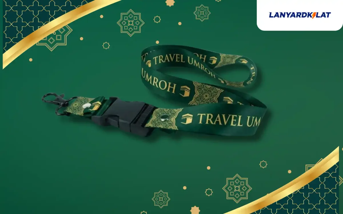 Desain Lanyard Umroh Simple Elegan