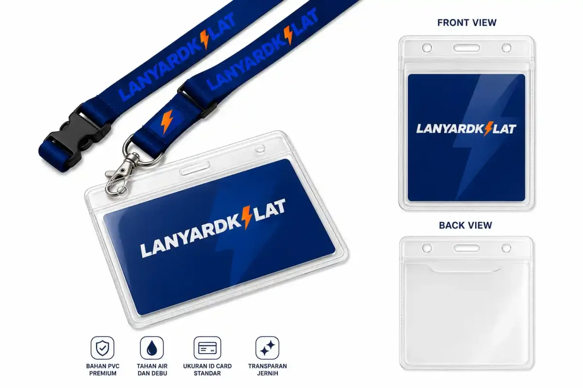Card Holder Transparan