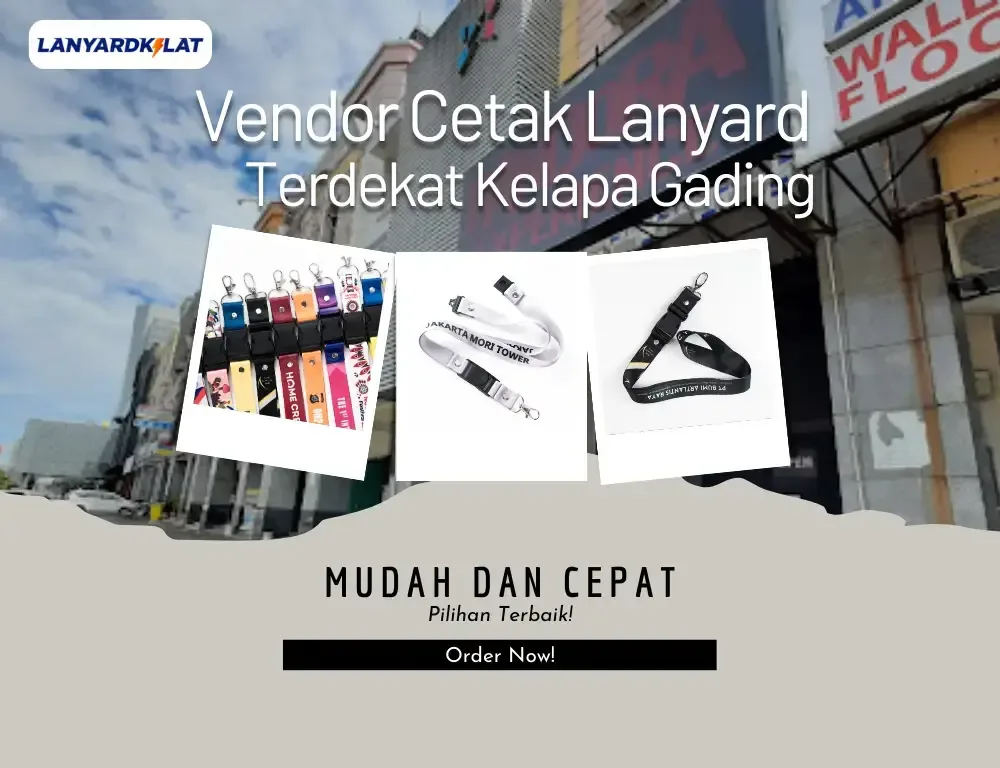 Vendor Cetak Tali Lanyard ID Card Terdekat di Kelapa Gading