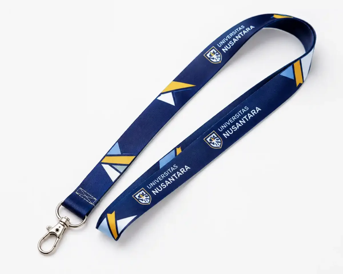 Lanyard Kait Standar Jahit untuk Sekolah dan Kampus