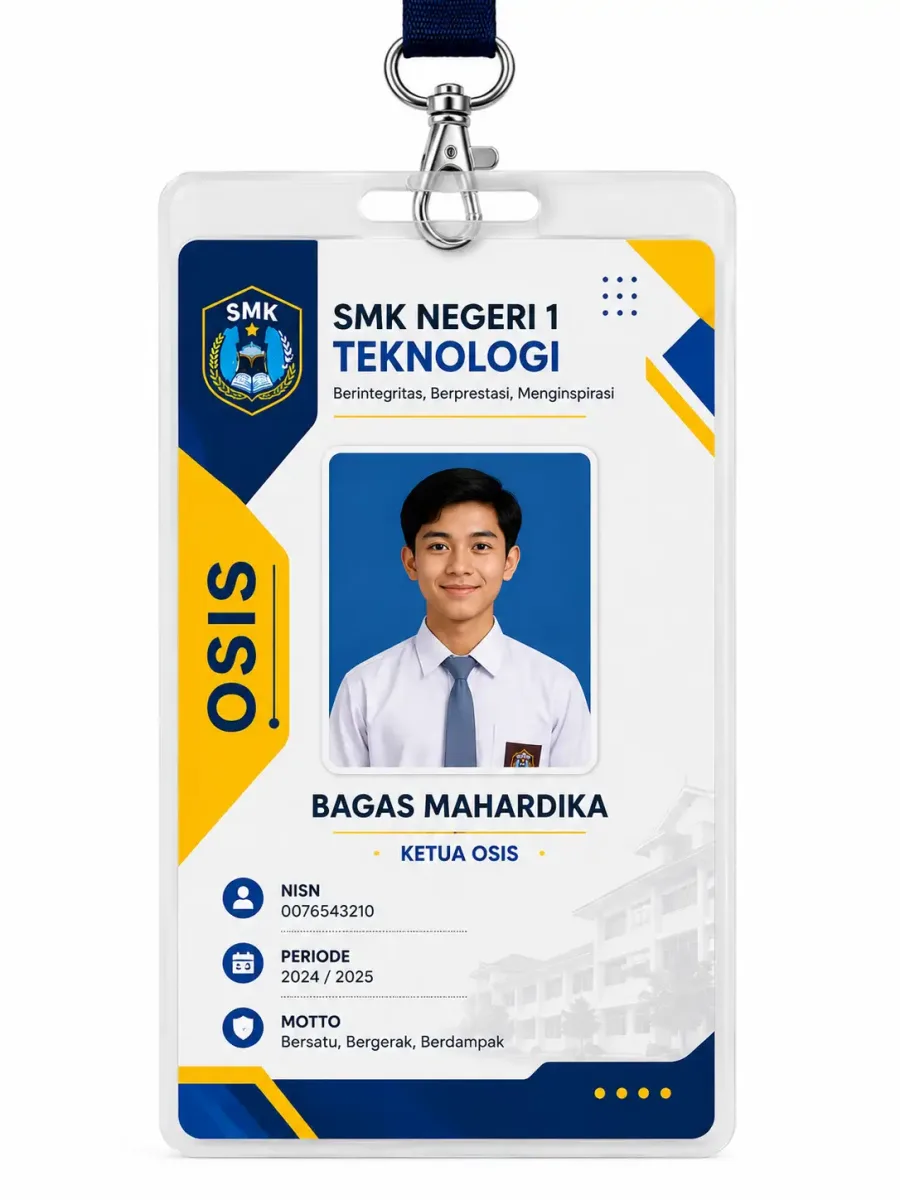 ID Card SMK untuk OSIS