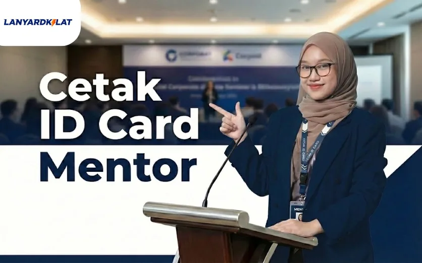 Cetak ID Card Mentor yang Eksklusif Free Ongkir Proses Kilat
