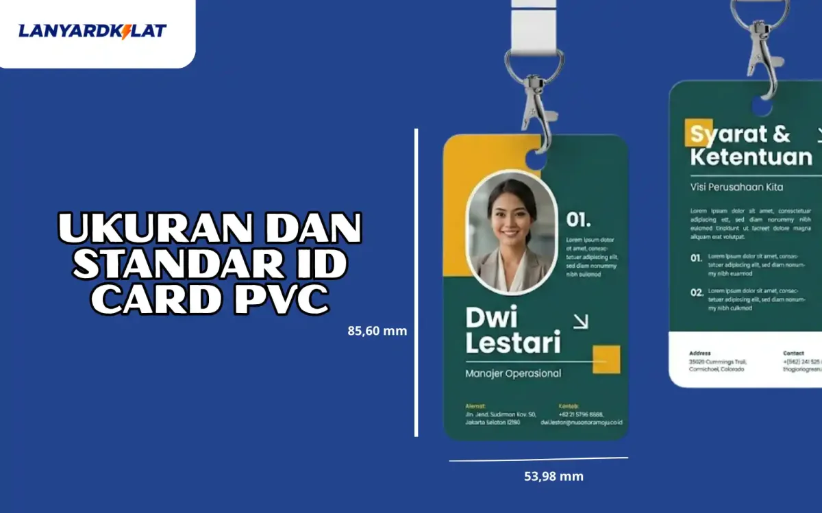 Ukuran dan Standar ID Card PVC