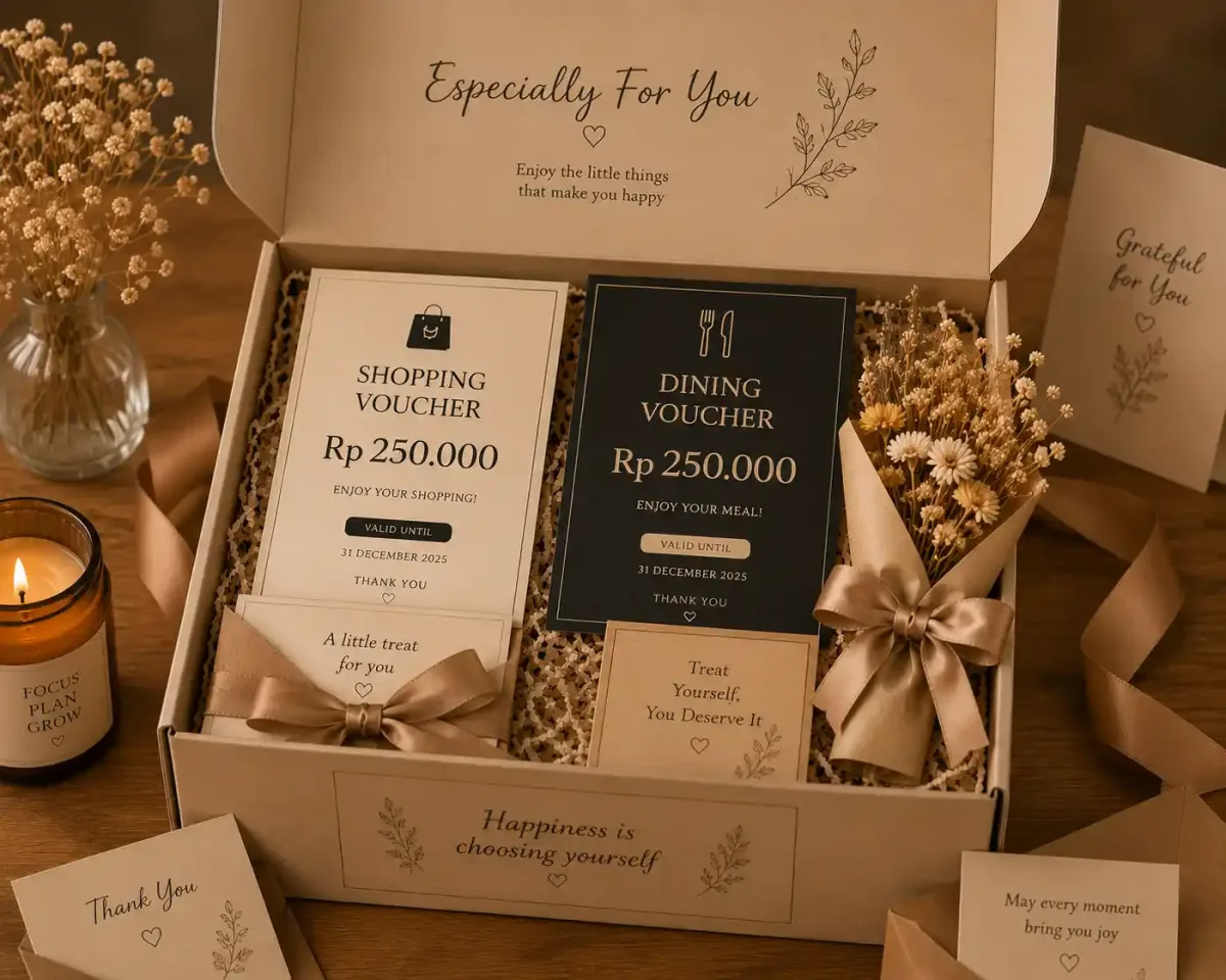 Voucher Belanja atau Makan