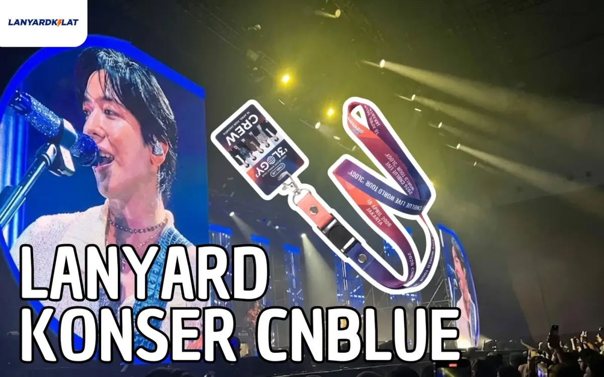 Lanyard Konser CNBLUE, Ini Mitra Cetak Strategis untuk Vendor Event K-Pop