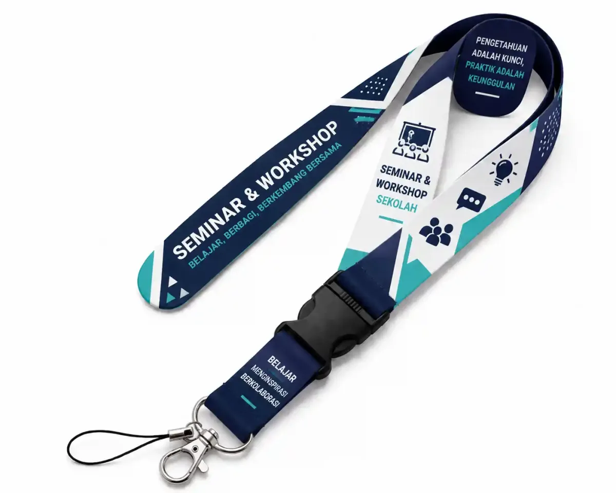 Lanyard Custom untuk Seminar dan Workshop Sekolah