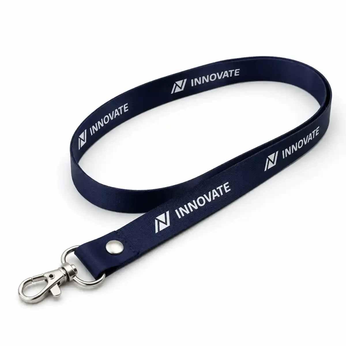 Lanyard Kait Standar Paku Keling Sablon