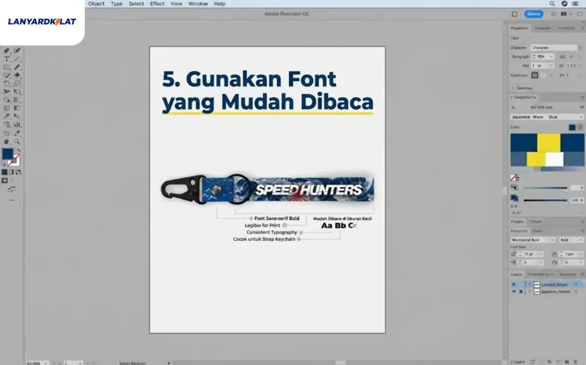 Gunakan Font yang Mudah Dibaca