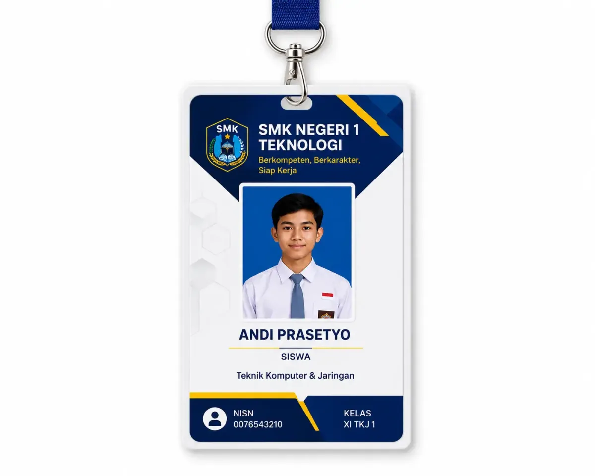 ID Card SMK untuk Siswa