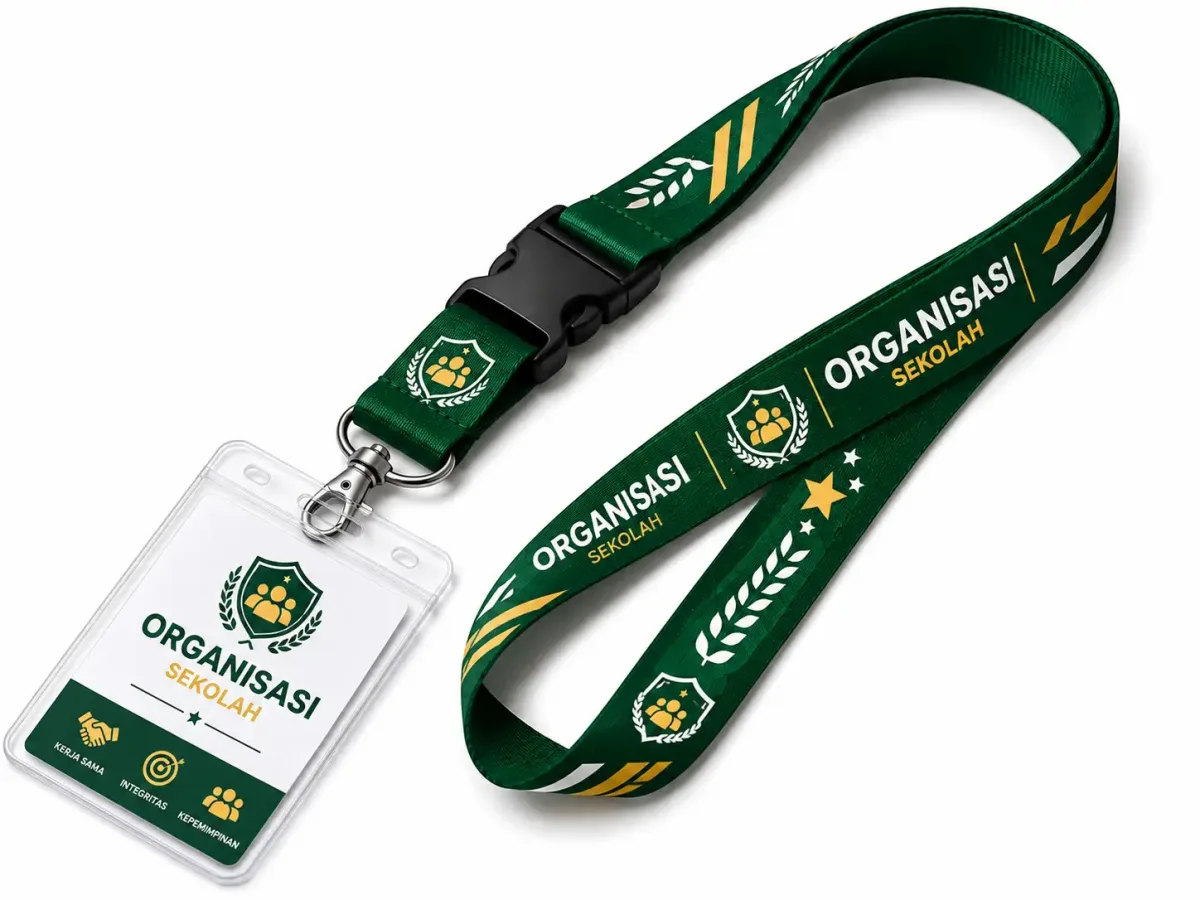 Tali Name Tag untuk Organisasi Sekolah
