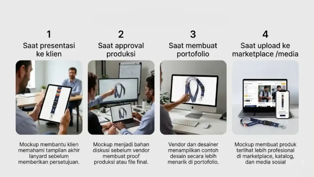 Kapan Mockup Lanyard Digunakan