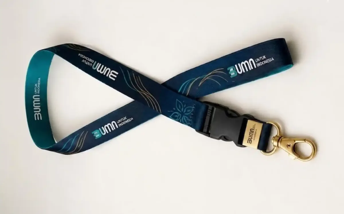 Desain Lanyard BUMN Premium Bahan Tissue