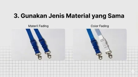 Gunakan Jenis Material yang Sama