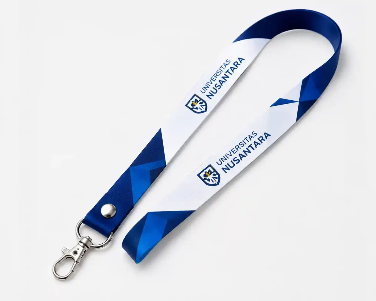 Lanyard Kait Standar Paku Keling untuk Sekolah dan Kampus