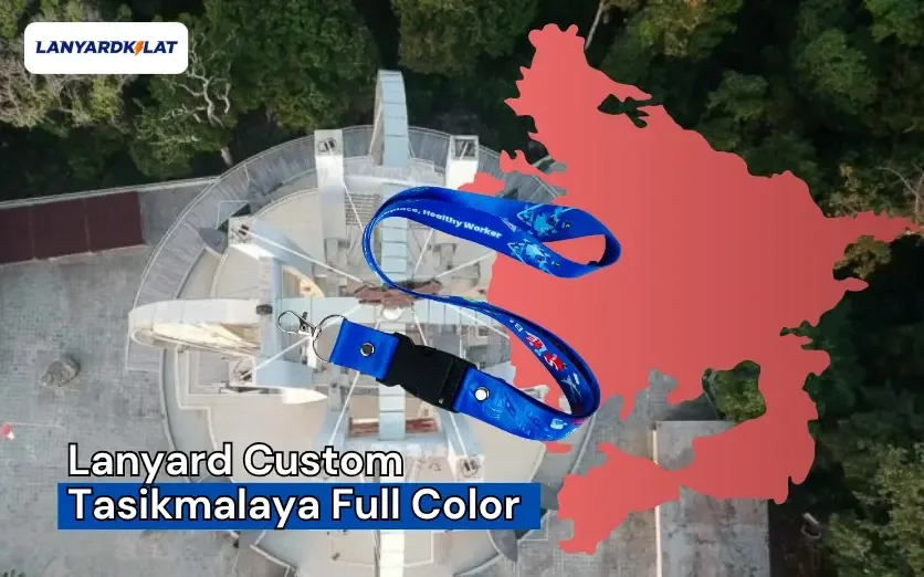 Lanyard Tasikmalaya, Cetak Tali ID Card Custom Full Color