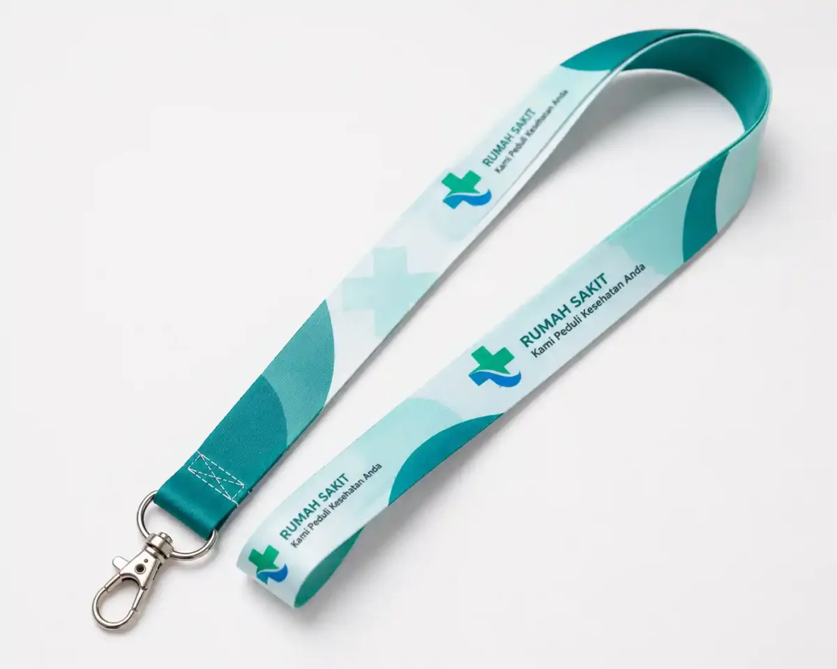 Lanyard Kait Standar Jahit untuk Rumah Sakit